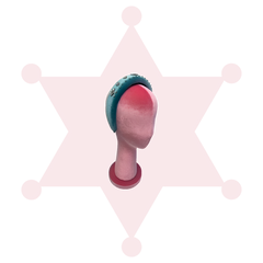 Turquoise Velvet Style Headband