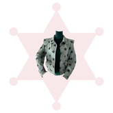 Ladies Denim Prin Jacketted Star