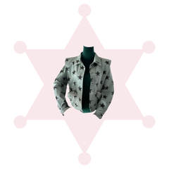 Ladies Denim Prin Jacketted Star