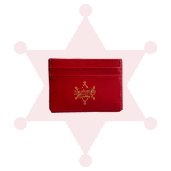 Beautiful Card Holder Red Free Shipping