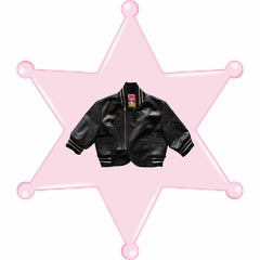 Black Women Bomber Jacket Real Leather