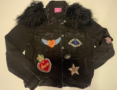 Custom women’s Bling Denim Jacke