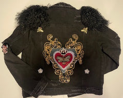 Custom women’s Bling Denim Jacke