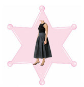 Polka Dot Midi Skirt