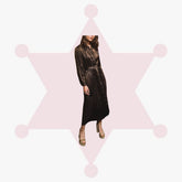 Leopard Print Belted Shirt Dress