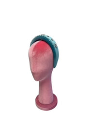 Turquoise Velvet Style Headband