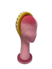 Yellow Pearl Style Headband