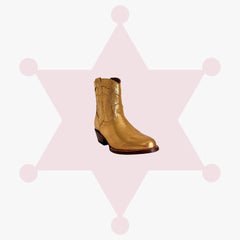 Napoliona Booties Metalic Gold