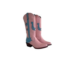 Frida Tall Boot Pink Blue