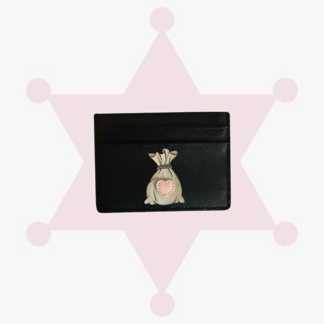 Beautiful Black Card Holder            Free Shipping