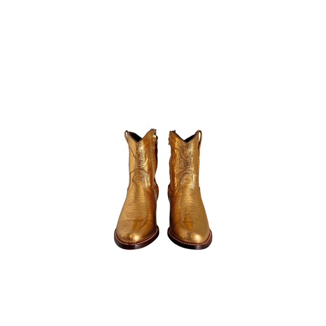 Napoliona Booties Metalic Gold