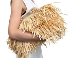 Raffia Clutch Handmade